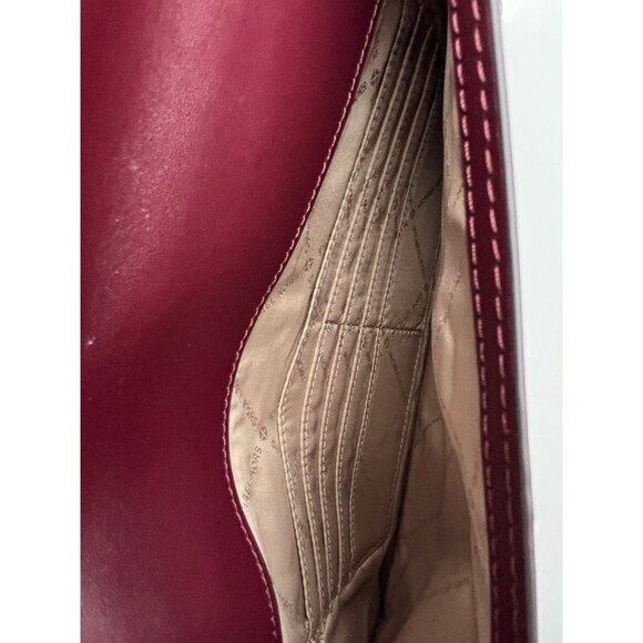 Michael Kors tote maisie 3 in 1 large bag clutch & crossbody Merlot Multi - Picture 6 of 11